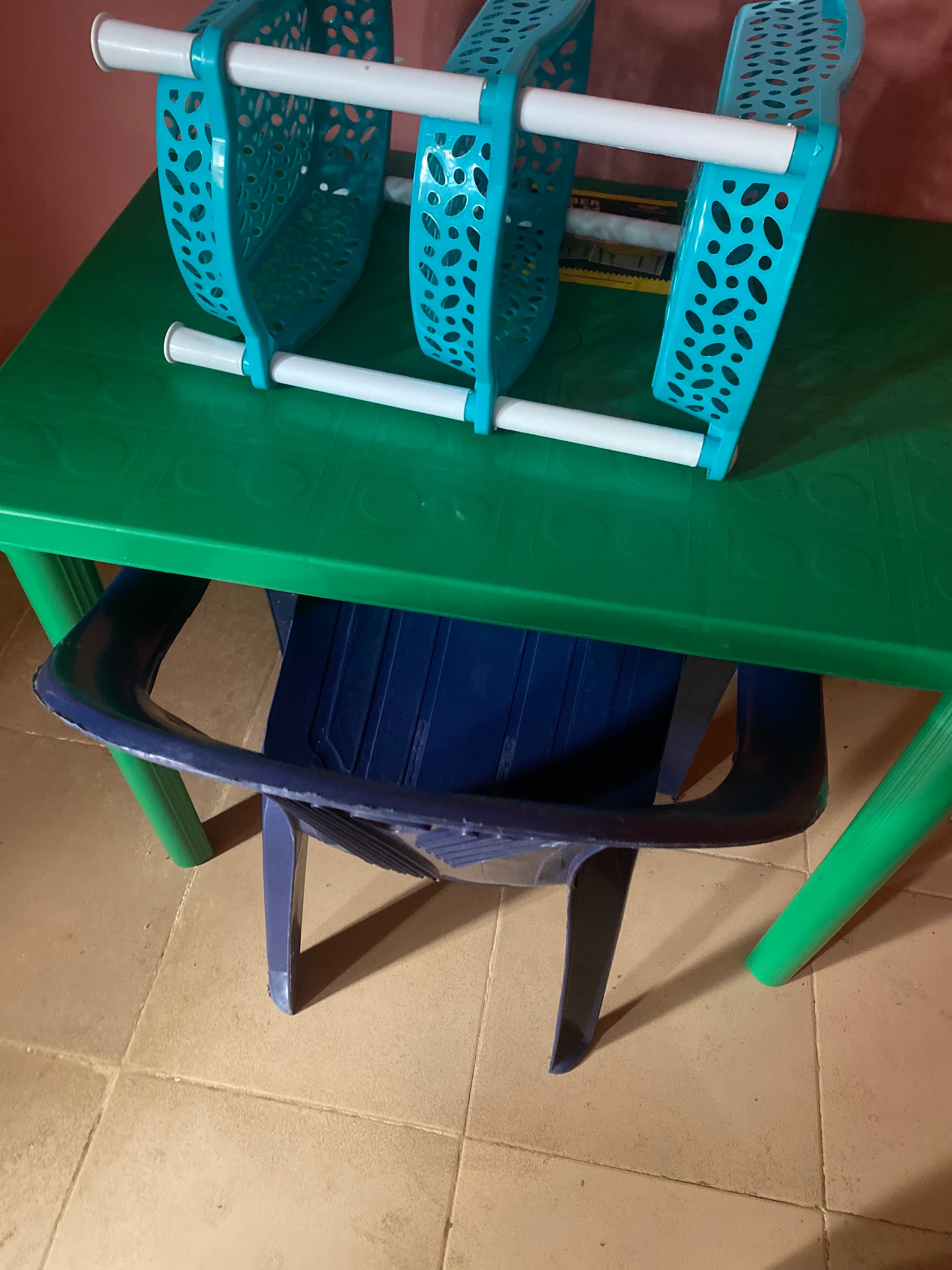 Table and chair